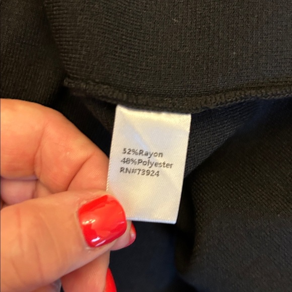 Ming Wang black batwing silver studded sweater Size XL EUC - Picture 8 of 9